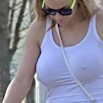 Pic of Braless babes taking a walk in the park at AmateurPorn.me