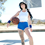 Pic of Reed Sporty Model in Blue Shorts