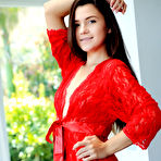 Pic of Hayli Sanders Red Lace Robe