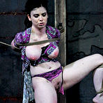 Pic of SexPreviews - Sybil Hawthorne huge tits brunette bound in rope and exposed in different positions
