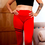 Pic of Kelli Smith Posing in Red Leggings