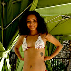 Pic of Renee Macias teasing in her bikini by the pool for Zishy | Erotic Beauties