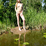 Pic of Cute teen Blondie posing nude on the lake for Stunning18 | Erotic Beauties