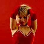 Pic of Blonde Mistress red Devils perverted posing - Passionate...