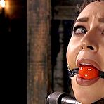 Pic of SexPreviews - Lilith Luxe having head shaved in bondage and pussy toyed to orgasm by The Pope