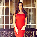 Pic of Brook Wright Red Dress More Than Nylons for More Than Nylons - Cherry Nudes