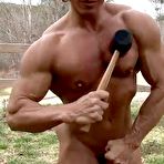 Pic of Flexing Bare Muscle Beat