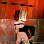 Pic of Cherry Torn gets whipped and vibrated in restraints before Sir Nik wraps her up
