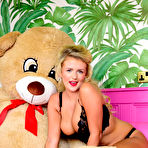 Pic of Naked beauty Lycia Sharyl with her big lovely teddy