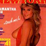 Pic of Samantha FOX busty brit popstar with big boobs on covers «  PornstarSexMagazines.com