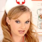 Pic of Bratty Nurse Tarra White With Natural Juicy Boobs Stripping And Inserting Toy In Her Cunt. / DefineBabe.com