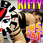 Pic of Behind the Scenes of Kitty Jaguar Getting Her Asshole Tattooed!