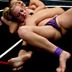 Pic of Blonde Angela Stone gets ruthlessly fucked by wrestling opponent Janay   