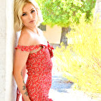 Pic of Hyley Winters in a Red Dress