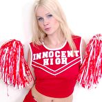 Pic of Blonde Cutie Kylee Reese Takes Off Her Red Cheerleader Uniform Then Gets Banged By Four Eyed Teacher / DefineBabe.com