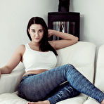 Pic of Joey Fisher White Sofa Jeans Skin Tight Glamour