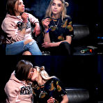 Pic of Russian Smokers | Two friends mommies are smoking, talking and kissing for the first time
