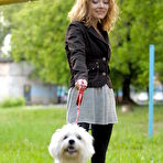 Pic of Best Blonde walking her dog by http://nudeteenorgy.com/