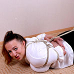 Pic of Bound Feet | Charlotte - hogtied and tickled