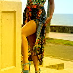 Pic of Queen of Heels Gina in elegant Summer Dress