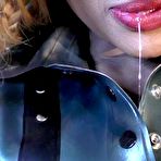 Pic of yourpainismypleasure | A private spitting session with your Rubber Mistress