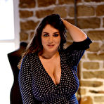 Pic of Bella Brewer Polka Dot Dress Nothing But Curves - Prime Curves