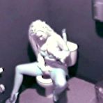 Pic of Hot Blonde Babe Masturbate On Public Toilet - FAPCAT