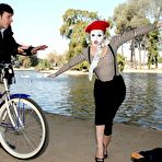 Pic of Teens Love To Fuck - Adorable Mime Lexi Belle Gets Dicked Outside