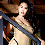 Pic of Deanna Fine Asian Model in a Sheer Dress