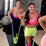 Pic of Cristina Miller, Sofia Lee, Lisa Gali - Fitness Rooms | BabeSource.com