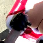 Pic of Dirty Angelina | Santa Babe Christmas Blowjob & Handjob on the Beach – Fuck my nasty Mouth – Fuck my Tits – Cum on my Rubber Gloves