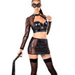 Pic of Calypso Masked Dominatrix in Leather