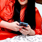 Pic of Vanessa Vaughn Curvy Milf in Red Lingerie