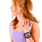 Pic of WatchGirls.net | Judy wearing a huge cuff watch