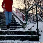 Pic of got2pee - Over The Icy Steps