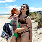 Pic of Sylvia Rose And Trixie Beachcombers Girls Out West - Curvy Erotic