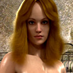 Pic of Muscled Hotties 3D | Longhaired Fit Beauty