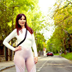 Pic of Jeny Smith White Sporty Outfit / Hotty Stop
