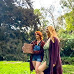 Pic of Ellie Zena And Sylvia Rose in Foraging at Girls Out West - Prime Curves