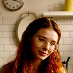 Pic of Kari Pitinova Hot Busty Redhead with Glasses
