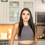 Pic of Eva Francine Nude in Kitchen Strip - Free Cosmid Picture Gallery From Bunny Lust