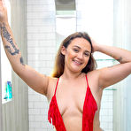 Pic of Rose Martin in Shower Strip at Cosmid - Prime Curves