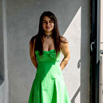 Pic of Vita in a Green Dress