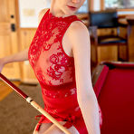 Pic of Emily Bloom Playing A Game Of Pool - Cherry Nudes