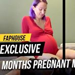 Pic of 9 Months pregnant milf cures headache with creampie in bodysuit by Sex with milf Stella | Faphouse