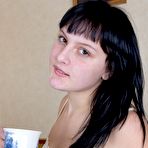Pic of PinkFineArt | Emilija Sipping Tea from WeAreHairy