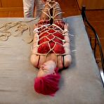 Pic of bound-ticklish-girl | Stefanie - 19 ropes part 3 of 6