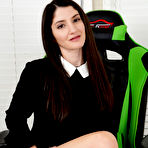 Pic of Arielle Lane Spreads in a Gaming Chair