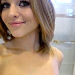 Pic of Blonde taking sexy self-shot pictures of her naked body