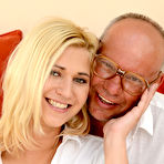 Pic of 
      Linda Ray takes a ride on a very experienced cock
    